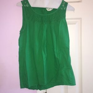 H&M green tank top